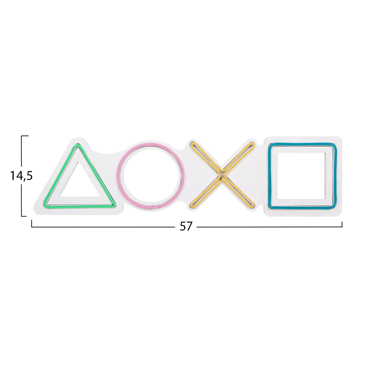 ΔΙΑΚΟΣΜΗΤΙΚΟ ΤΟΙΧΟΥ ΦΩΤΙΖΟΜΕΝΟ HM4652 GAME CONTROLS 57x2x14,5εκ. - Pakobazaar