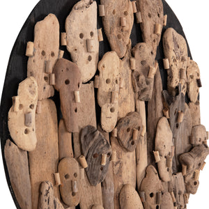 ΔΙΑΚΟΣΜΗΤΙΚΟ ΤΟΙΧΟΥ ΣΤΡΟΓΓΥΛΟ LICAS HM4441 DRIFTWOOD ΣΕ ΦΥΣΙΚΟ Φ62εκ - Pakobazaar