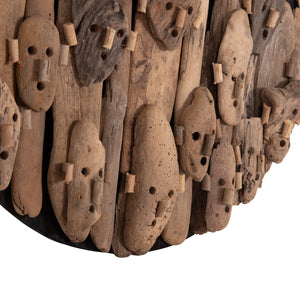 ΔΙΑΚΟΣΜΗΤΙΚΟ ΤΟΙΧΟΥ ΣΤΡΟΓΓΥΛΟ LICAS HM4441 DRIFTWOOD ΣΕ ΦΥΣΙΚΟ Φ62εκ - Pakobazaar