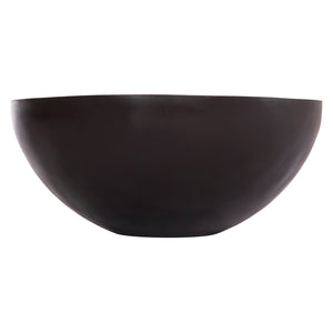ΔΙΑΚΟΣΜΗΤΙΚΟ ΤΡΑΠΕΖΙ ΣΑΛΟΝΙΟΥ BOWL Φ89,5X39Yεκ. RUSTY ΜΕ ΞΥΛΟ ΑΚΑΚΙΑΣ HM8717.22 - Pakobazaar