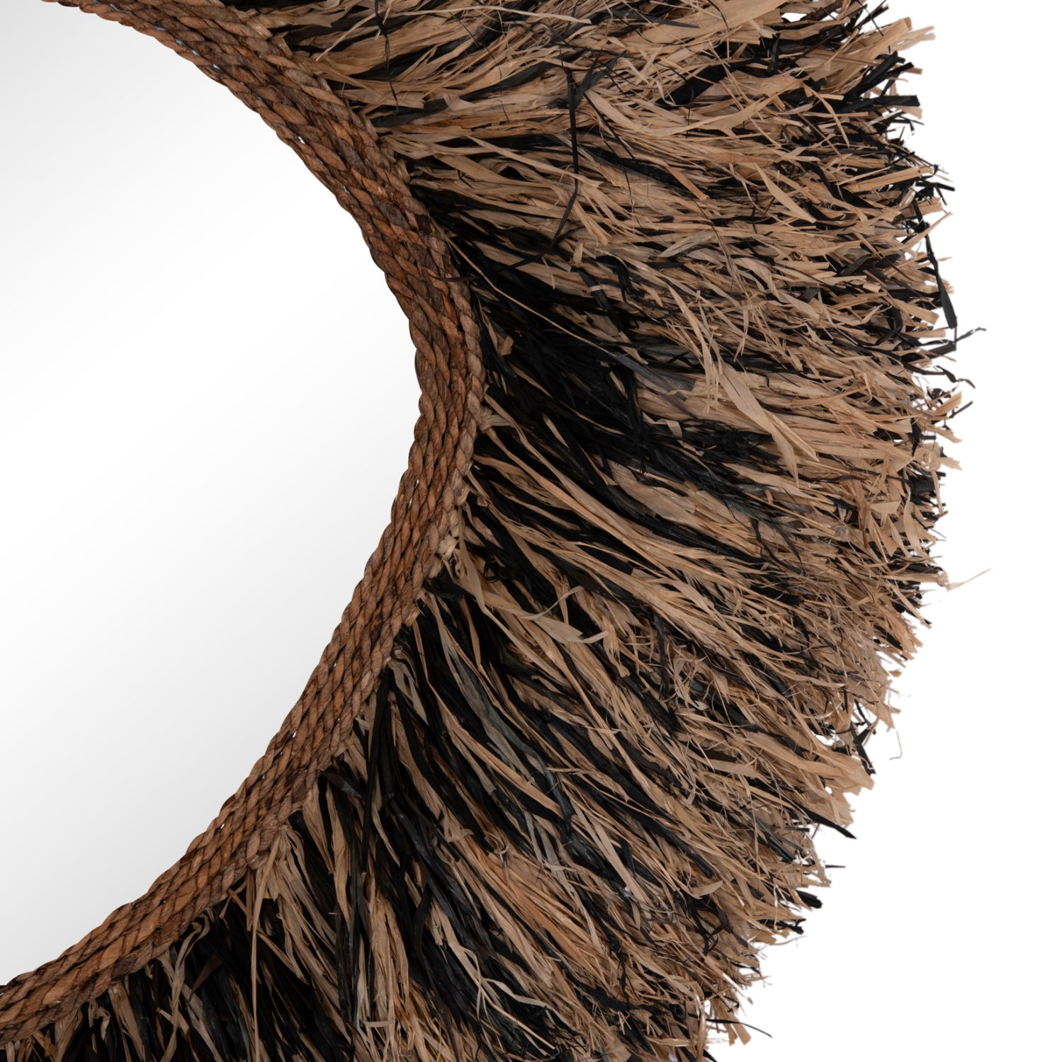 ΔΙΑΚΟΣΜΗΤΙΚΟΣ ΚΑΘΡΕΠΤΗΣ ΤΟΙΧΟΥ GRESSO HM4712 ΙΝΕΣ ΜΠΑΝΑΝΑΣ ΦΥΣΙΚΟ-ΜΑΥΡΟ 90x100Υεκ - Pakobazaar