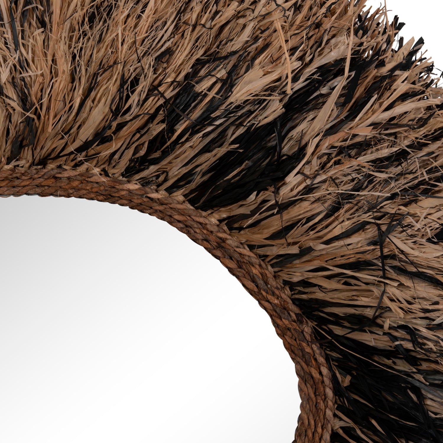 ΔΙΑΚΟΣΜΗΤΙΚΟΣ ΚΑΘΡΕΠΤΗΣ ΤΟΙΧΟΥ GRESSO HM4712 ΙΝΕΣ ΜΠΑΝΑΝΑΣ ΦΥΣΙΚΟ-ΜΑΥΡΟ 90x100Υεκ - Pakobazaar