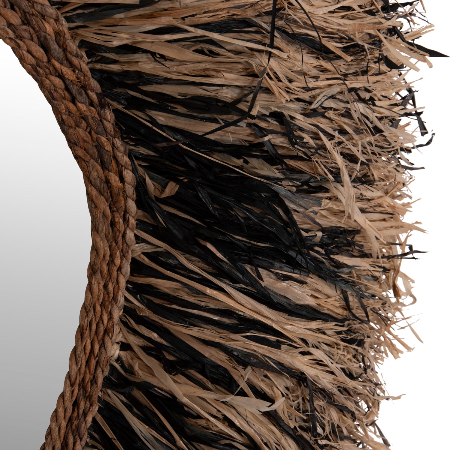 ΔΙΑΚΟΣΜΗΤΙΚΟΣ ΚΑΘΡΕΠΤΗΣ ΤΟΙΧΟΥ GRESSO HM4712 ΙΝΕΣ ΜΠΑΝΑΝΑΣ ΦΥΣΙΚΟ-ΜΑΥΡΟ 90x100Υεκ - Pakobazaar