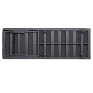 ΕΠΑΓΓΕΛΜ. ΞΑΠΛΩΣΤΡΑ JESSIE HM10714.03 ΣΚΟΥΡΟ ΓΚΡΙ ΑΛΟΥΜ.& ΜΑΞΙΛΑΡΙ 200x71x79Υεκ - Pakobazaar