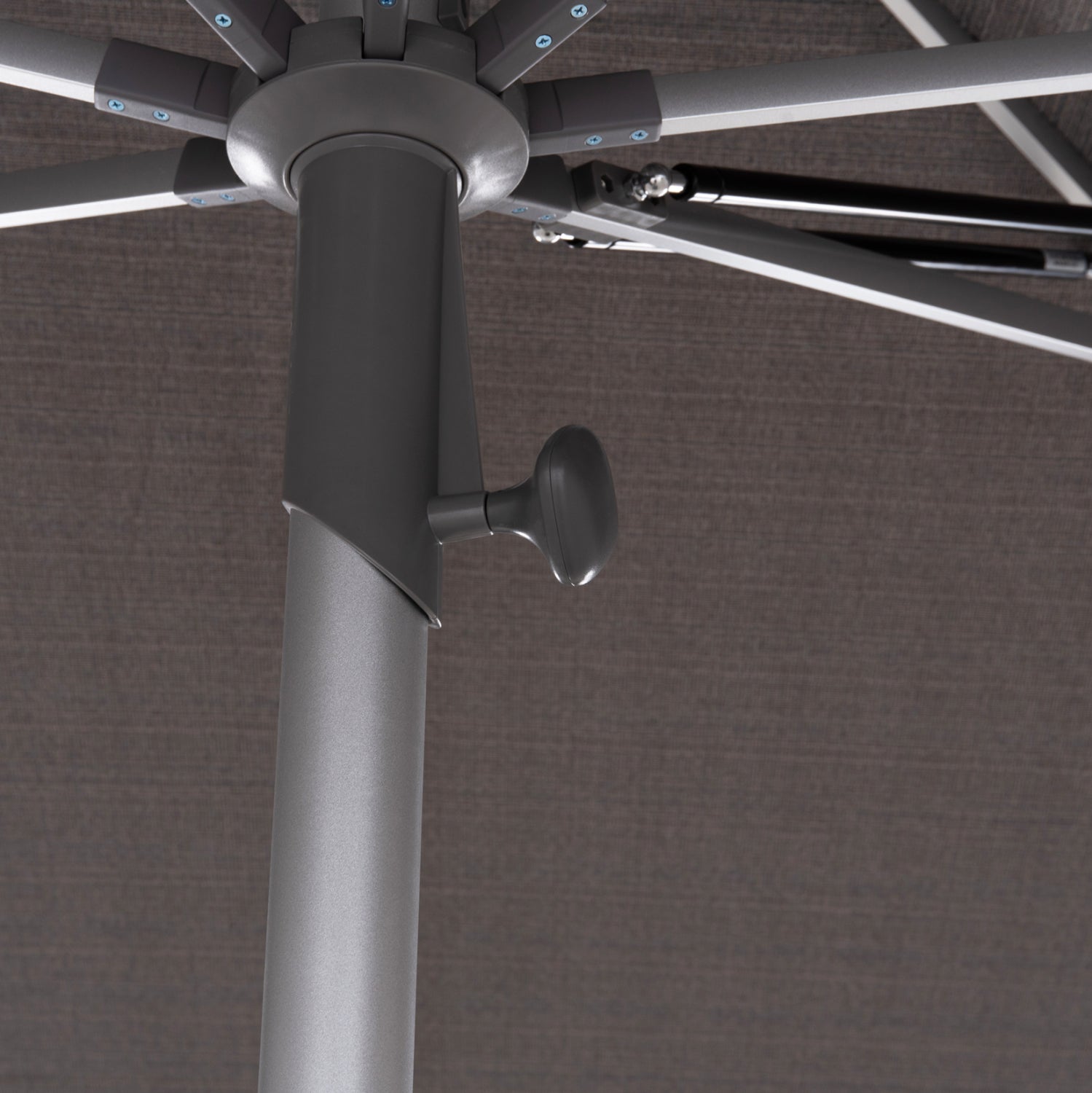 ΟΜΠΡΕΛΑ ΕΠΑΓΓΕΛΜΑΤΙΚΗ GLADELL 3X3m HM6604.01 ΓΚΡΙ ΠΑΝΙ-ΑΝΟΔΙΩΜΕΝΟ ΑΛΟΥΜΙΝΙΟ - Pakobazaar
