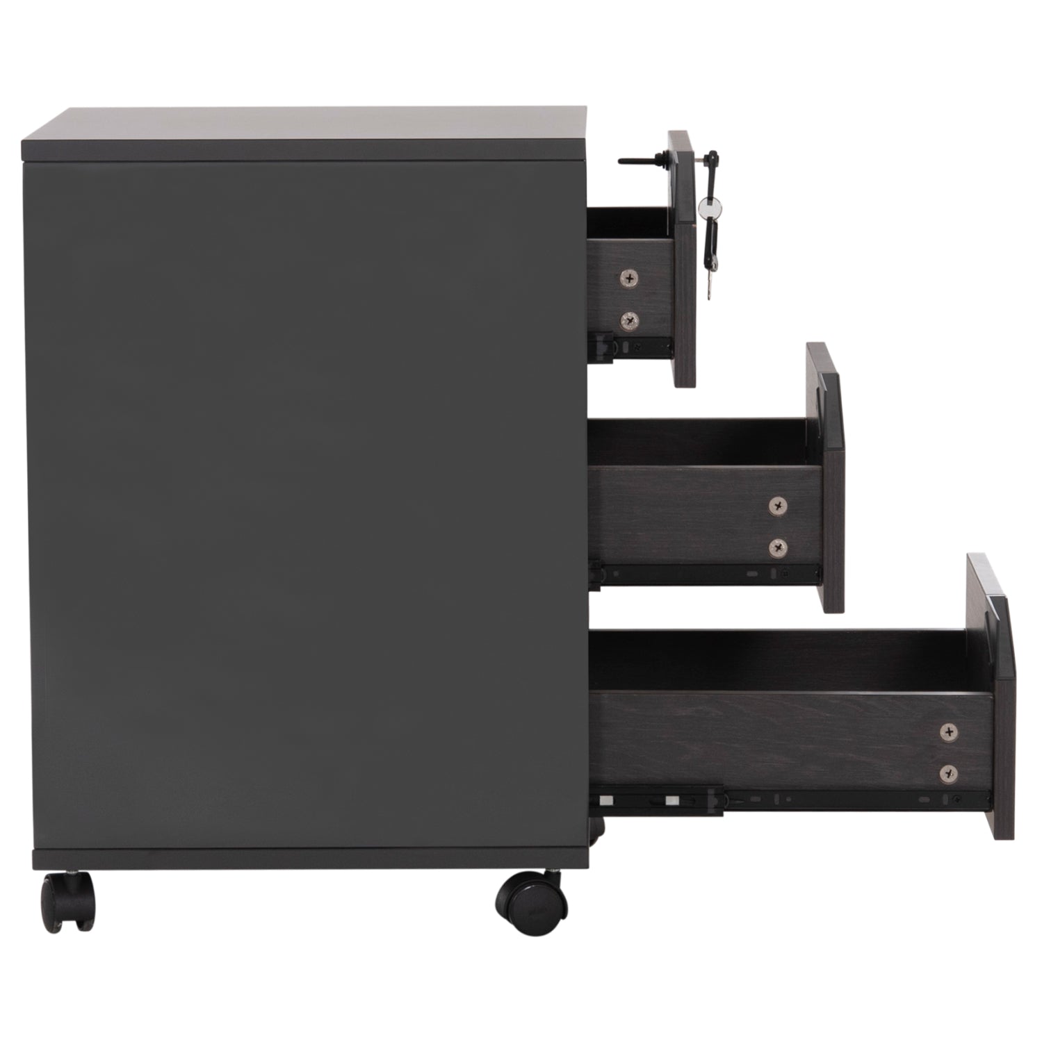 ΕΠΑΓΓΕΛΜΑΤΙΚΗ ΣΥΡΤΑΡΙΕΡΑ ΓΡΑΦΕΙΟΥ ΜΕ ΡΟΔΑΚΙΑ ROSEWOOD HM2108 42X42X60Y εκ. - Pakobazaar