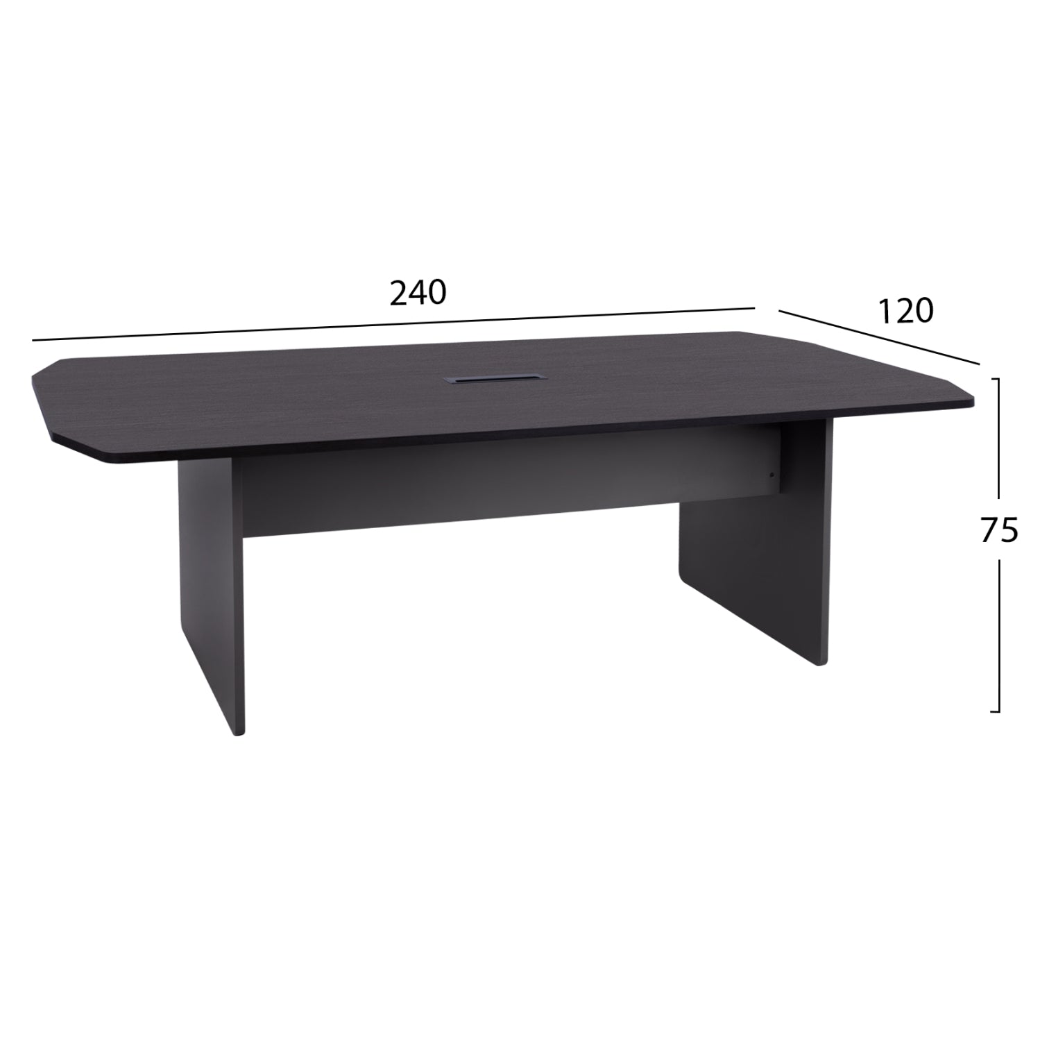 ΕΠΑΓΓΕΛΜΑΤΙΚΟ ΓΡΑΦΕΙΟ ΣΥΝΕΔΡΙΑΣΕΩΝ ROSEWOOD 240Χ120Χ75 HM2103.01 - Pakobazaar