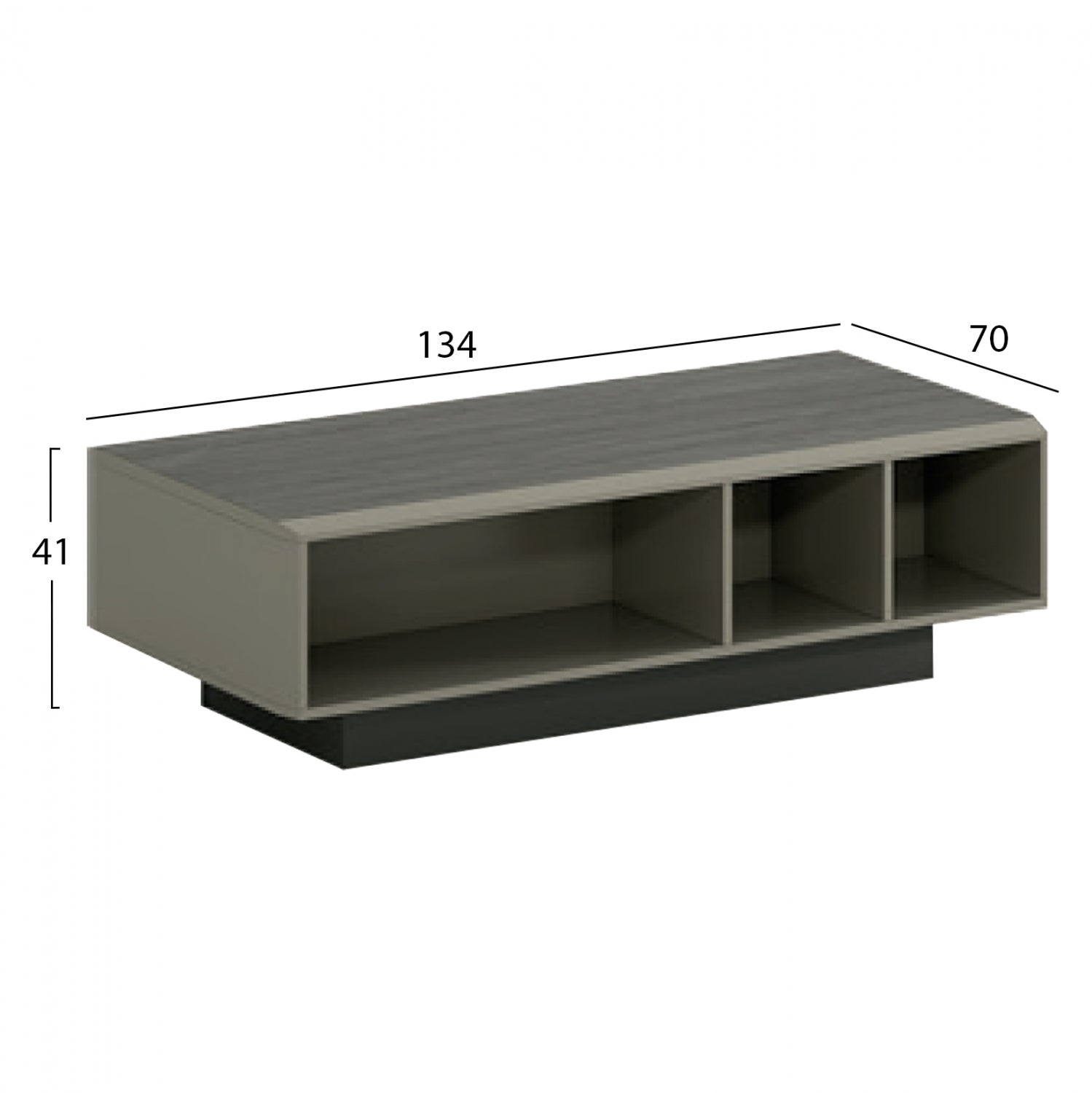 ΕΠΑΓΓΕΛΜΑΤΙΚΟ ΤΡΑΠΕΖΙ ΣΑΛΟΝΙΟΥ LUX SERIES ΣΤΑΧΤΙ ΜΟΚΑ 134X70X41Υεκ. HM2125 - Pakobazaar