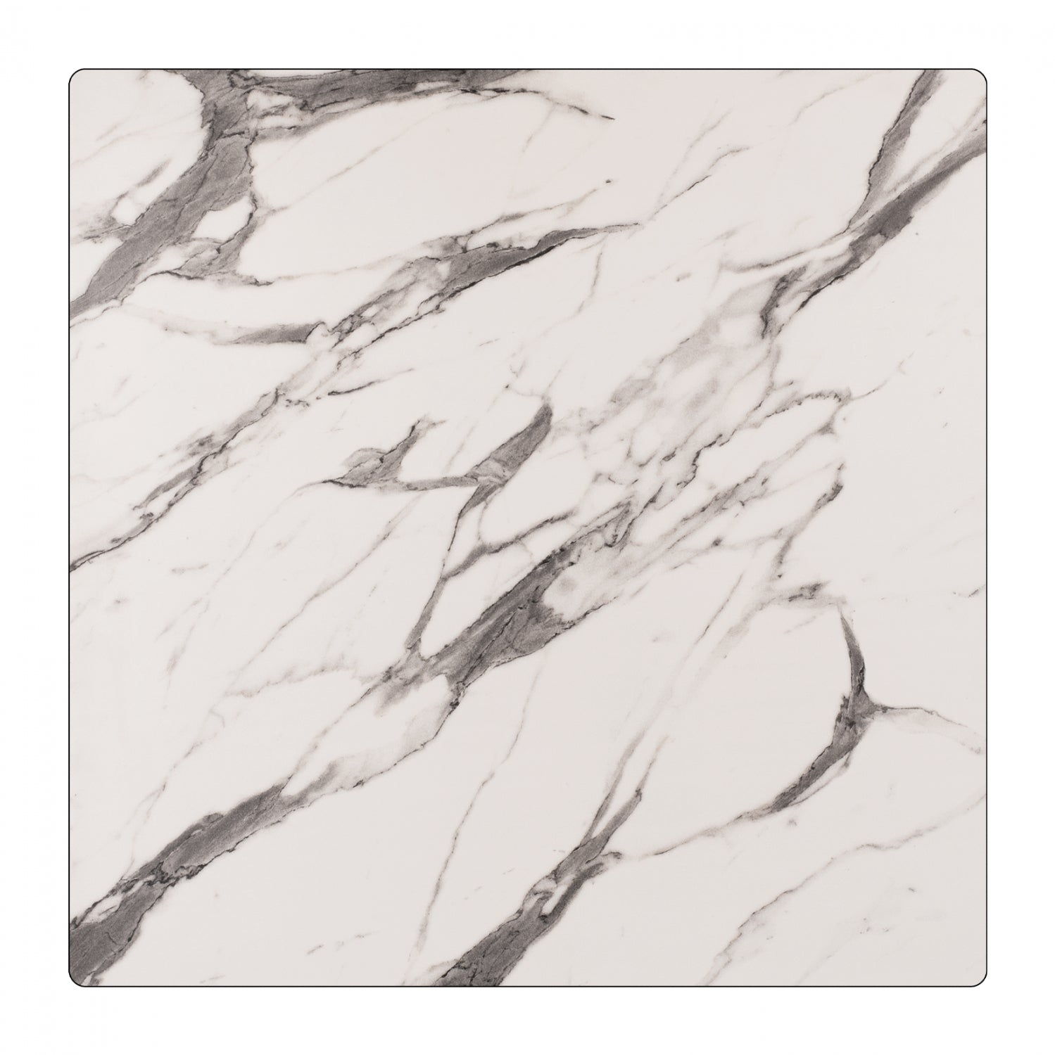 ΕΠΙΦΑΝΕΙΑ ΤΡΑΠΕΖΙΟΥ HPL HM5839.11 MARBLE WHITE-GREY 80x80 εκ. ΠΑΧΟΥΣ 12mm. - Pakobazaar