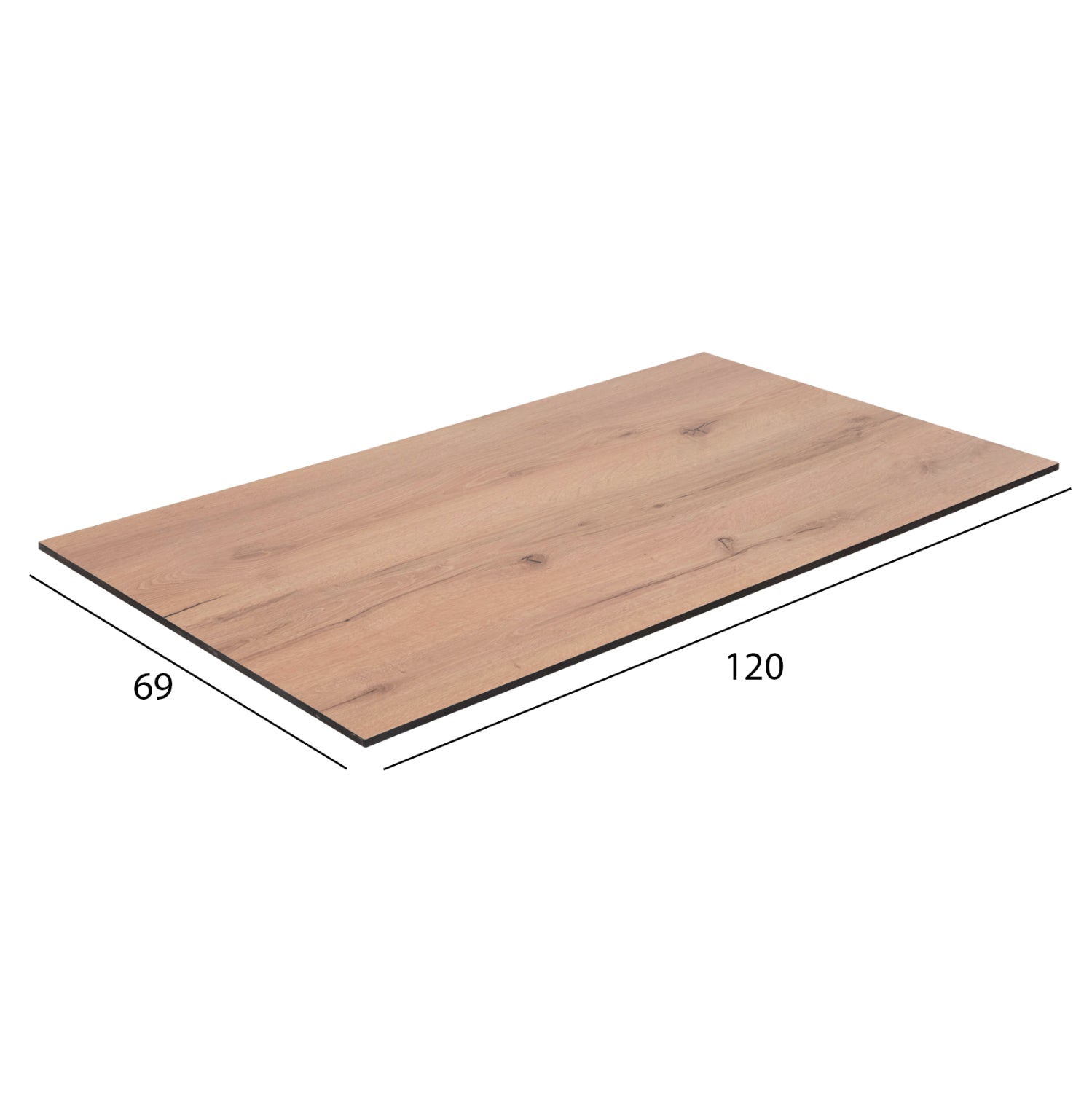 ΕΠΙΦΑΝΕΙΑ ΤΡΑΠΕΖΙΟΥ HPL HM5840.17 ΦΥΣΙΚΟ 120x69 εκ. ΠΑΧΟΥΣ 12mm. - Pakobazaar