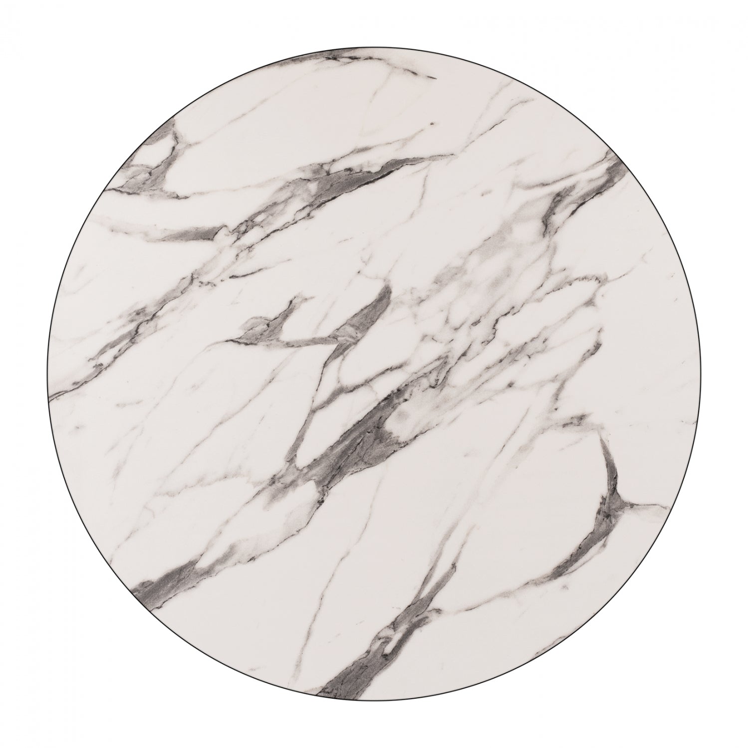 ΕΠΙΦΑΝΕΙΑ ΤΡΑΠΕΖΙΟΥ HPL HM5841.11 MARBLE WHITE-GREY Φ60 εκ. ΠΑΧΟΥΣ 12mm. - Pakobazaar