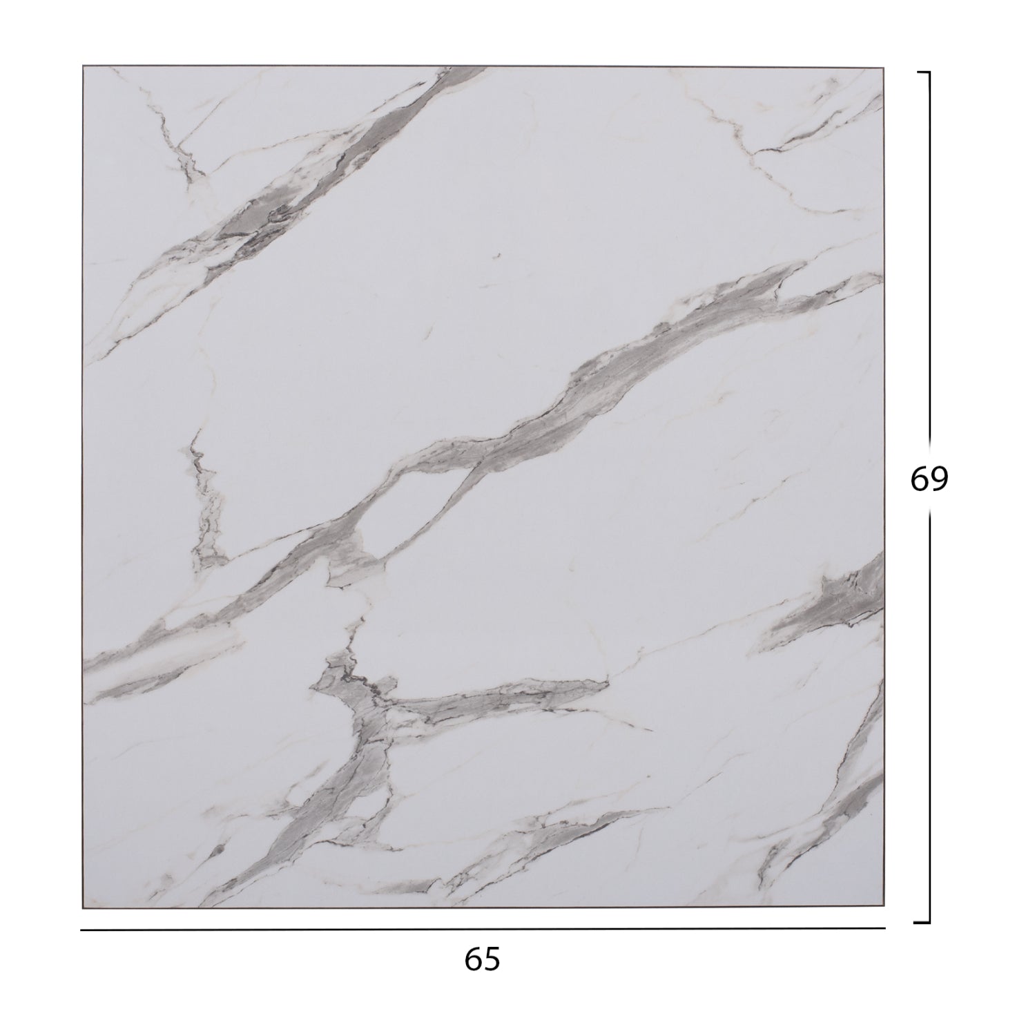 ΕΠΙΦΑΝΕΙΑ ΤΡΑΠΕΖΙΟΥ HPL MARBLE WHITE-GREY 5145 HM5827.11 65X69 - Pakobazaar