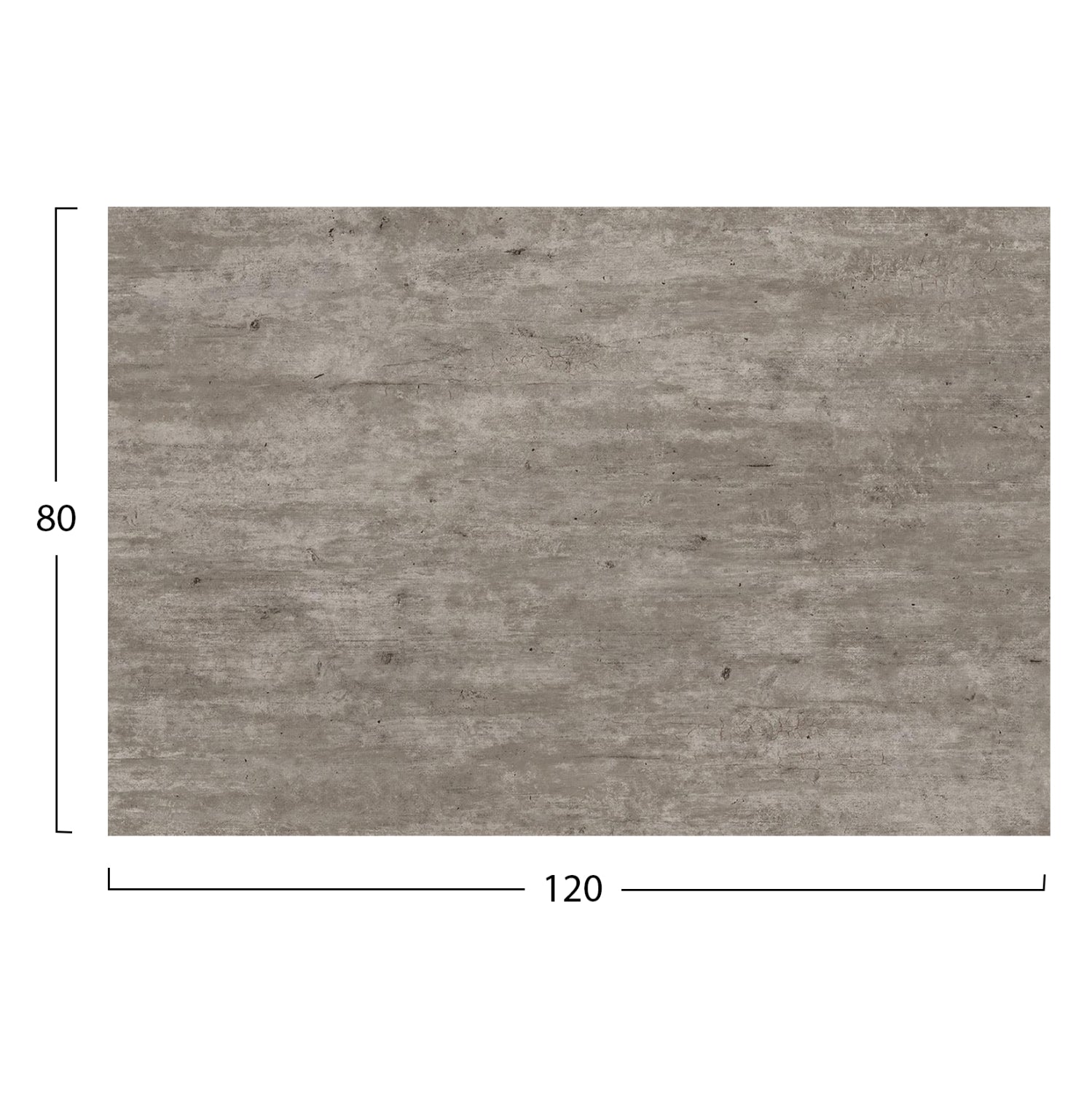 ΕΠΙΦΑΝΕΙΑ ΤΡΑΠΕΖΙΟΥ HPL ΟΡΘΟΓΩΝΙΑ HM5840.37 CONCRETE 120x80εκ. - Pakobazaar