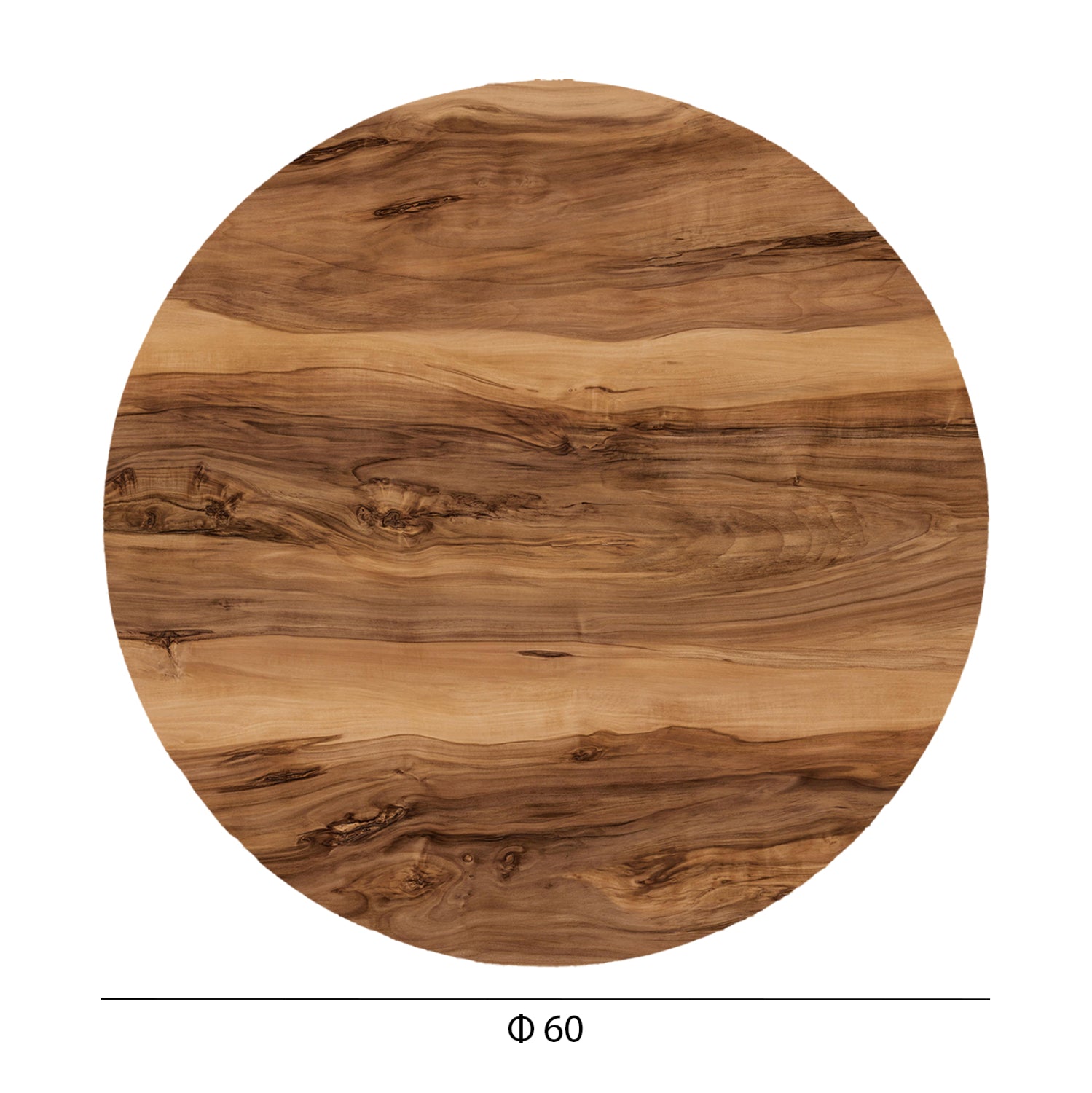 ΕΠΙΦΑΝΕΙΑ ΤΡΑΠΕΖΙΟΥ HPL ΣΤΡΟΓΓΥΛΗ HM5841.30 INDIAN SHESHAM Φ60εκ. - Pakobazaar