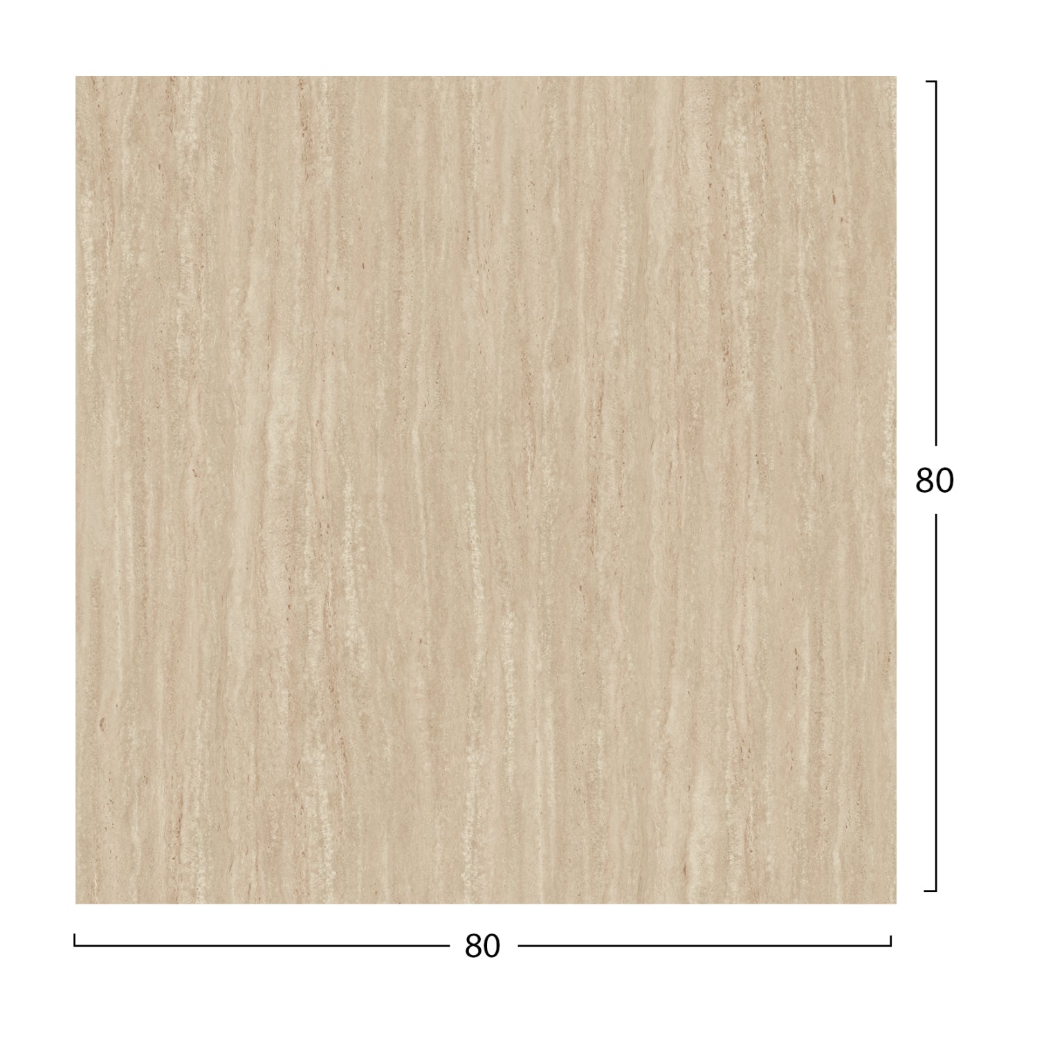 ΕΠΙΦΑΝΕΙΑ ΤΡΑΠΕΖΙΟΥ HPL ΤΕΤΡΑΓΩΝΗ HM5839.35 TRAVERTINE 80x80εκ. - Pakobazaar