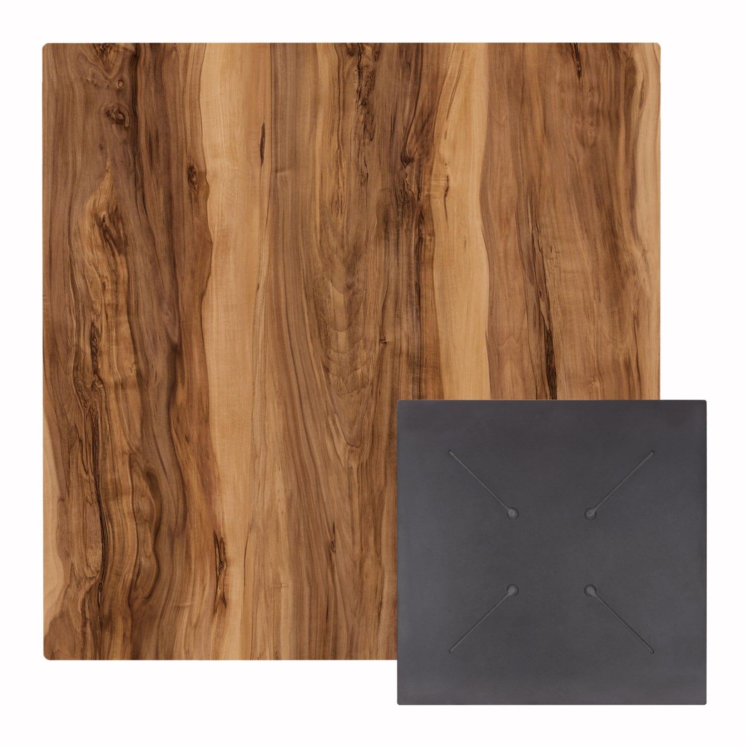 ΕΠΙΦΑΝΕΙΑ ΤΡΑΠΕΖΙΟΥ HPL ΤΕΤΡΑΓΩΝΗ HM5837.30 INDIAN SHEESHAM 60x60εκ. - Pakobazaar
