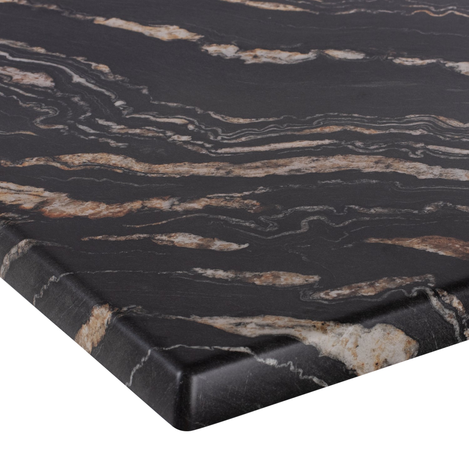 ΕΠΙΦΑΝΕΙΑ ΤΡΑΠΕΖΙΟΥ WERZALIT 120Χ80Χ3.5εκ. BLACK GOLD MARBLE HM5630.15 - Pakobazaar