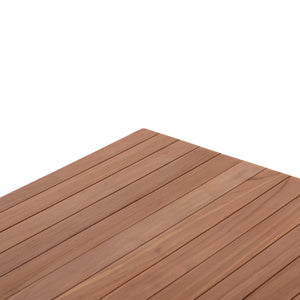 ΕΠΙΦΑΝΕΙΑ ΤΡΑΠΕΖΙΟΥ ΟΡΘΟΓΩΝΙΑ HM18138 ΞΥΛΟ TEAK--ΦΥΣΙΚΟ 120x80x4(πάχος)εκ. - Pakobazaar