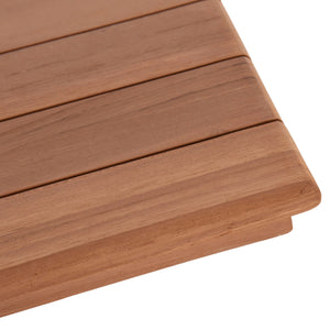 ΕΠΙΦΑΝΕΙΑ ΤΡΑΠΕΖΙΟΥ ΟΡΘΟΓΩΝΙΑ HM18138 ΞΥΛΟ TEAK--ΦΥΣΙΚΟ 120x80x4(πάχος)εκ. - Pakobazaar