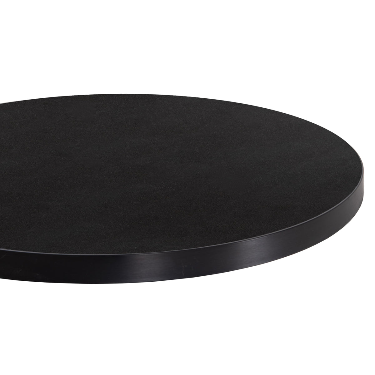 ΕΠΙΦΑΝΕΙΑ ΤΡΑΠΕΖΙΟΥ SINTERED STONE HM6653.01 ΜΕ ΠΛΑΙΣΙΟ ALU ΜΑΥΡΟ Φ70εκ. - Pakobazaar