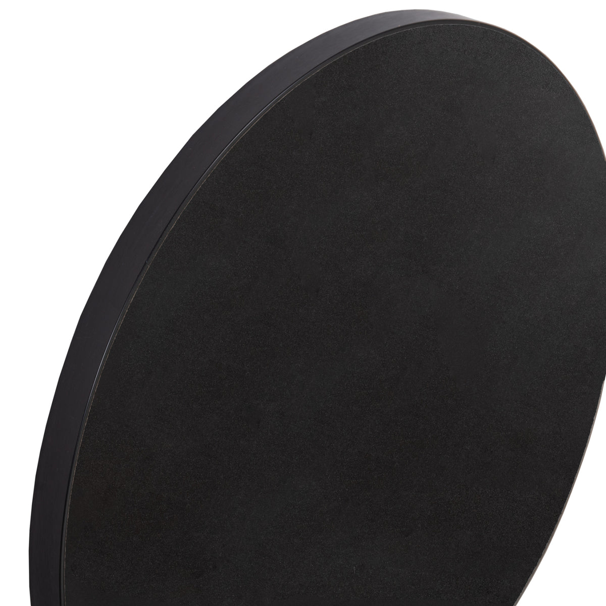 ΕΠΙΦΑΝΕΙΑ ΤΡΑΠΕΖΙΟΥ SINTERED STONE HM6652.01 ΜΑΥΡΗ ΜΕ ΠΛΑΙΣΙΟ ALU ΜΑΥΡO Φ60εκ. - Pakobazaar
