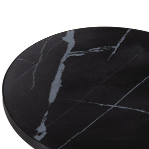 ΕΠΙΦΑΝΕΙΑ ΤΡΑΠΕΖΙΟΥ SINTERED STONE HM6652.03 ΜΕ ΠΛΑΙΣΙΟ ALU ΜΑΥΡΟ Φ60εκ. - Pakobazaar