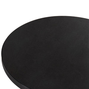ΕΠΙΦΑΝΕΙΑ ΤΡΑΠΕΖΙΟΥ SINTERED STONE HM6652.01 ΜΑΥΡΗ ΜΕ ΠΛΑΙΣΙΟ ALU ΜΑΥΡO Φ60εκ. - Pakobazaar