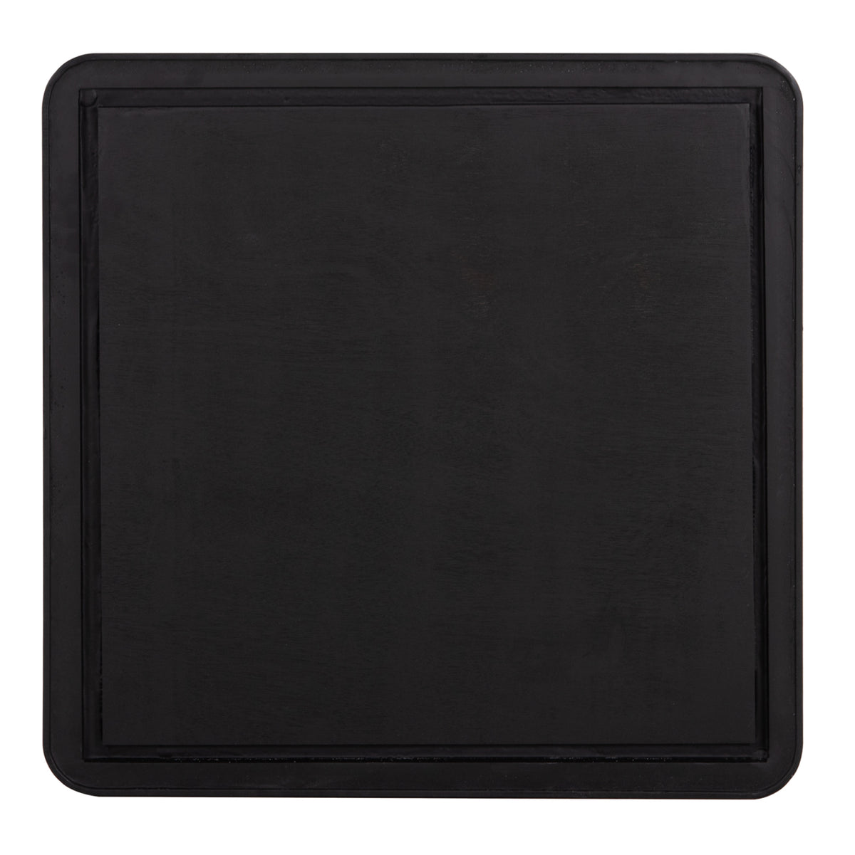 ΕΠΙΦΑΝΕΙΑ ΤΡΑΠΕΖΙΟΥ SINTERED STONE ΤΕΤΡΑΓΩΝΗ HM6655.01 ΜΑΥΡΗ ΜΕ ΠΛΑΙΣΙΟ ALU ΜΑΥΡΟ 80x80εκ. - Pakobazaar