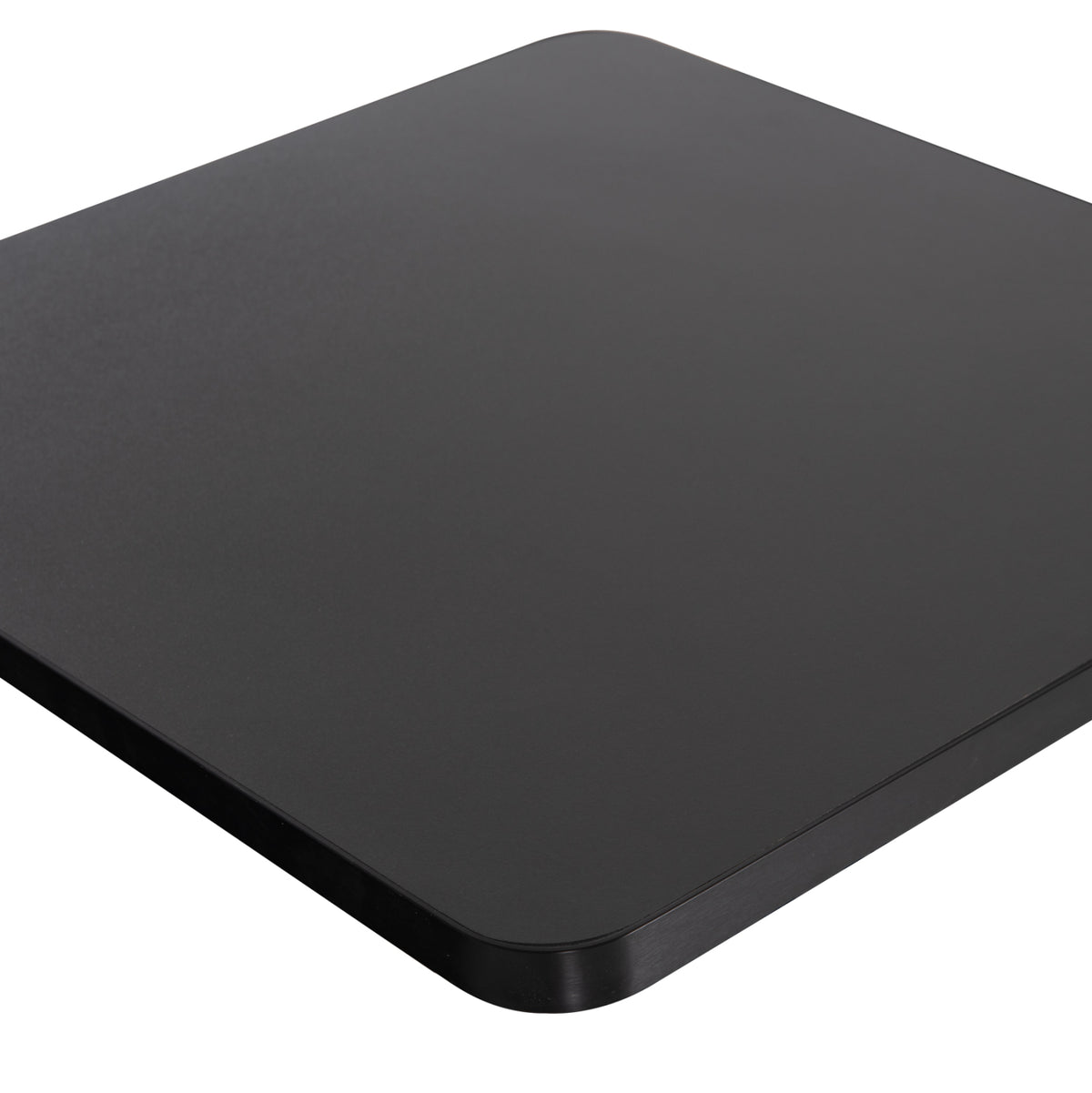 ΕΠΙΦΑΝΕΙΑ ΤΡΑΠΕΖΙΟΥ SINTERED STONE ΤΕΤΡΑΓΩΝΗ HM6655.01 ΜΑΥΡΗ ΜΕ ΠΛΑΙΣΙΟ ALU ΜΑΥΡΟ 80x80εκ. - Pakobazaar