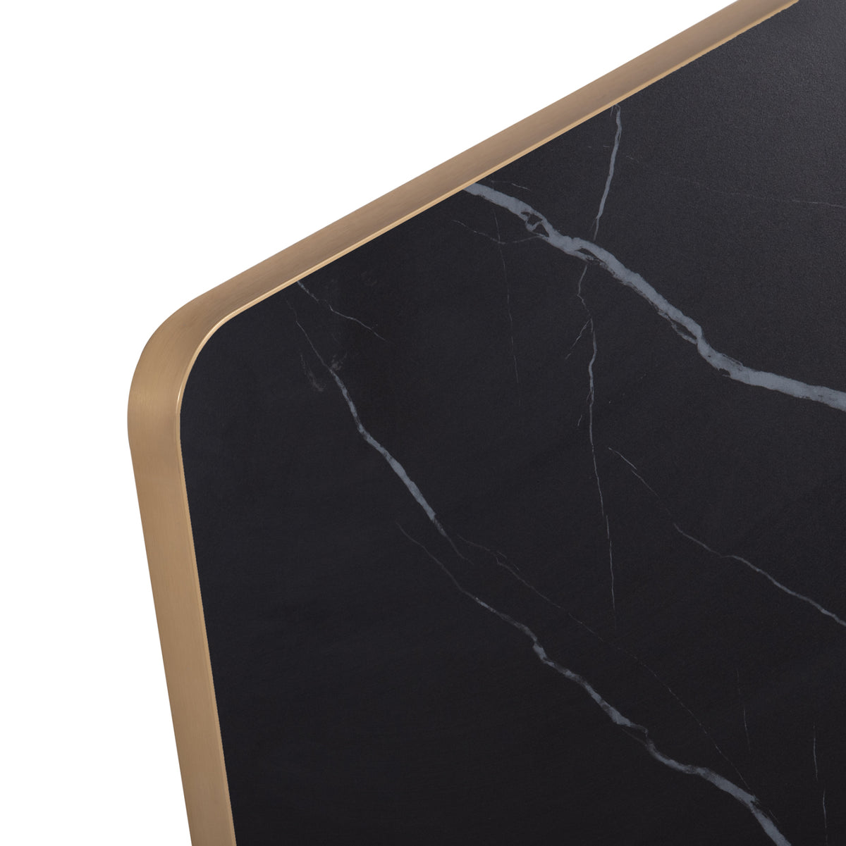 ΕΠΙΦΑΝΕΙΑ ΤΡΑΠΕΖΙΟΥ SINTERED STONE ΤΕΤΡΑΓΩΝΗ HM6655.13 ΠΛΑΙΣΙΟ ALU ΧΡΥΣΟ 80x80εκ. - Pakobazaar
