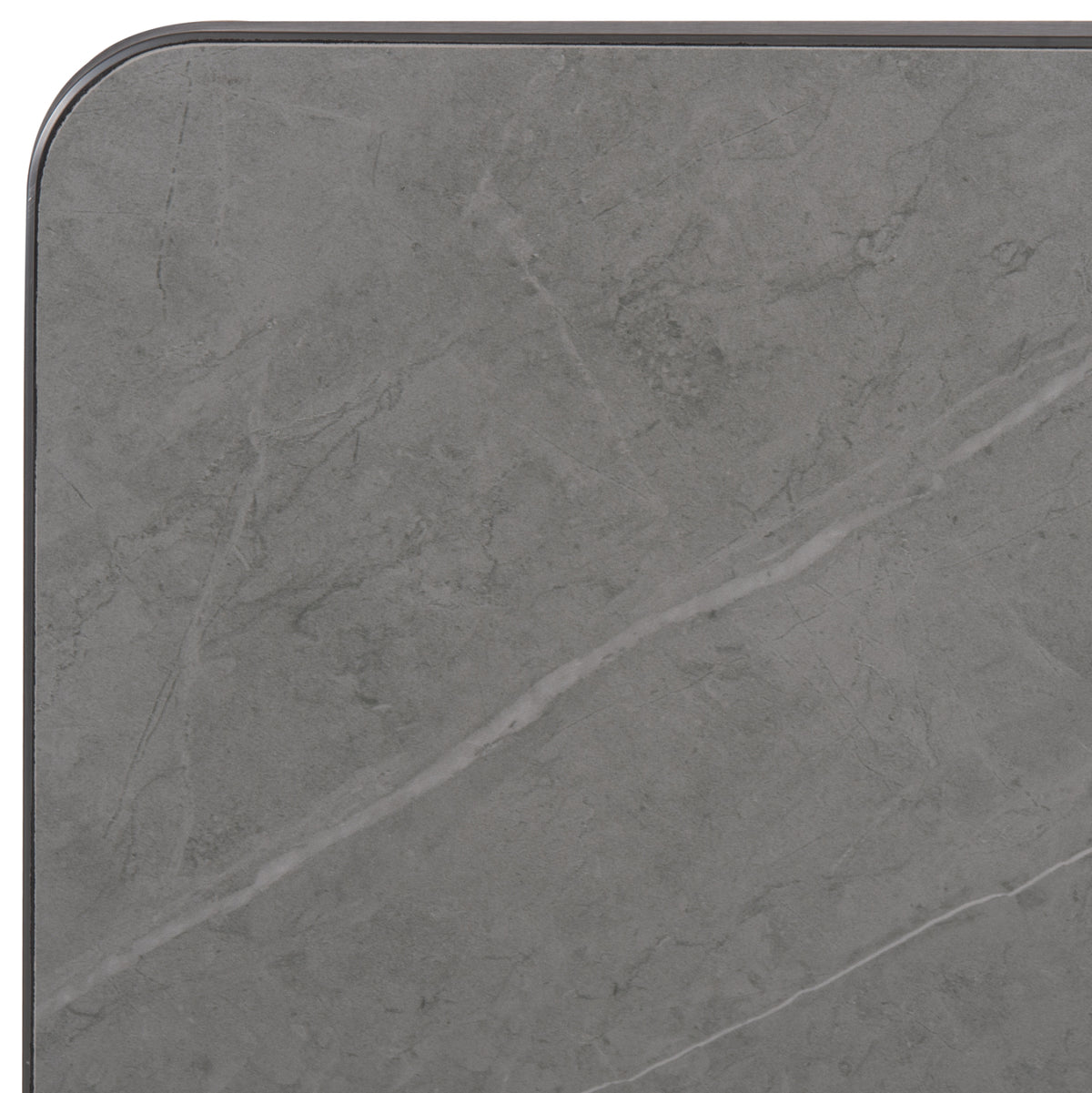 ΕΠΙΦΑΝΕΙΑ ΤΡΑΠΕΖΙΟΥ SINTERED STONE HM6654.05 GREY MARBLE--ΠΛΑΙΣΙΟ ALU ΓΚΡΙ 70x70εκ. - Pakobazaar