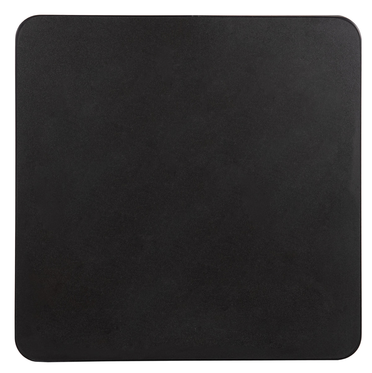 ΕΠΙΦΑΝΕΙΑ ΤΡΑΠΕΖΙΟΥ SINTERED STONE ΤΕΤΡΑΓΩΝΗ HM6655.01 ΜΑΥΡΗ ΜΕ ΠΛΑΙΣΙΟ ALU ΜΑΥΡΟ 80x80εκ. - Pakobazaar