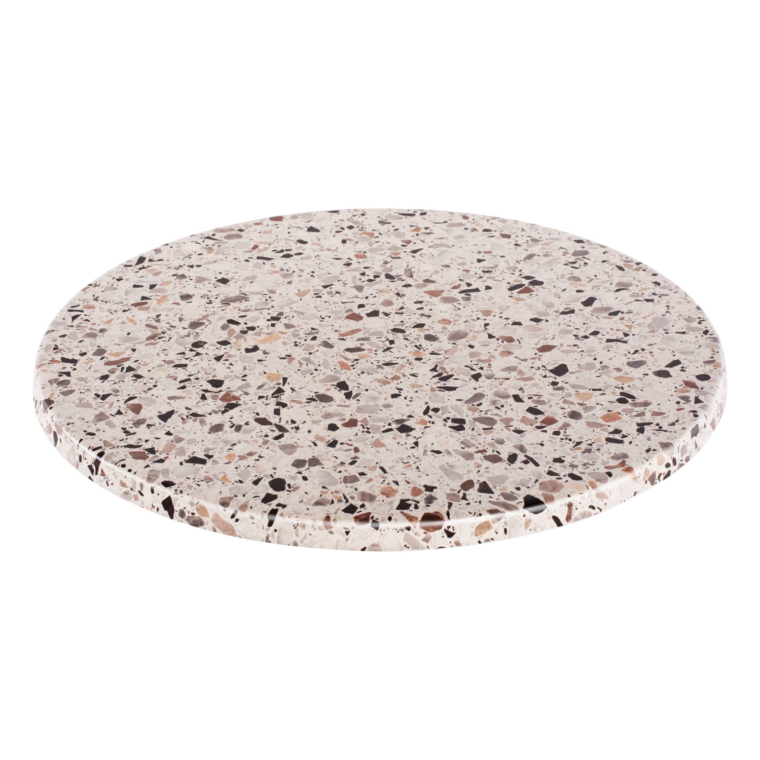 ΕΠΙΦΑΝΕΙΑ ΤΡΑΠΕΖΙΟΥ ΣΤΡΟΓΓΥΛΗ Φ60Χ2.5εκ. 5766 WERZALIT TERRAZZO HM5227.16 - Pakobazaar