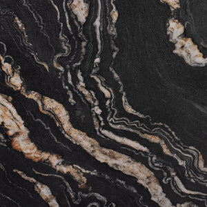 ΕΠΙΦΑΝΕΙΑ ΤΡΑΠΕΖΙΟΥ Φ60Χ2.5εκ. 5787 WERZALIT BLACK GOLD MARBLE HM5227.15 - Pakobazaar