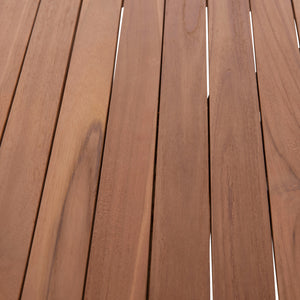 ΕΠΙΦΑΝΕΙΑ ΤΡΑΠΕΖΙΟΥ ΣΤΡΟΓΓΥΛΗ HM18133 ΞΥΛΟ TEAK--ΦΥΣΙΚΟ Φ70x4(πάχος)εκ. - Pakobazaar