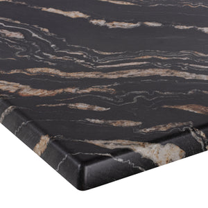 ΕΠΙΦΑΝΕΙΑ ΤΡΑΠΕΖΙΟΥ WERZALIT 70Χ70Χ3.5εκ.BLACK GOLD MARBLE HM5230.15 - Pakobazaar