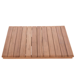 ΕΠΙΦΑΝΕΙΑ ΤΡΑΠΕΖΙΟΥ ΤΕΤΡΑΓΩΝΗ HM18135 ΞΥΛΟ TEAK--ΦΥΣΙΚΟ 60x60x4(πάχος)εκ. - Pakobazaar