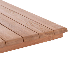 ΕΠΙΦΑΝΕΙΑ ΤΡΑΠΕΖΙΟΥ ΤΕΤΡΑΓΩΝΗ HM18135 ΞΥΛΟ TEAK--ΦΥΣΙΚΟ 60x60x4(πάχος)εκ. - Pakobazaar
