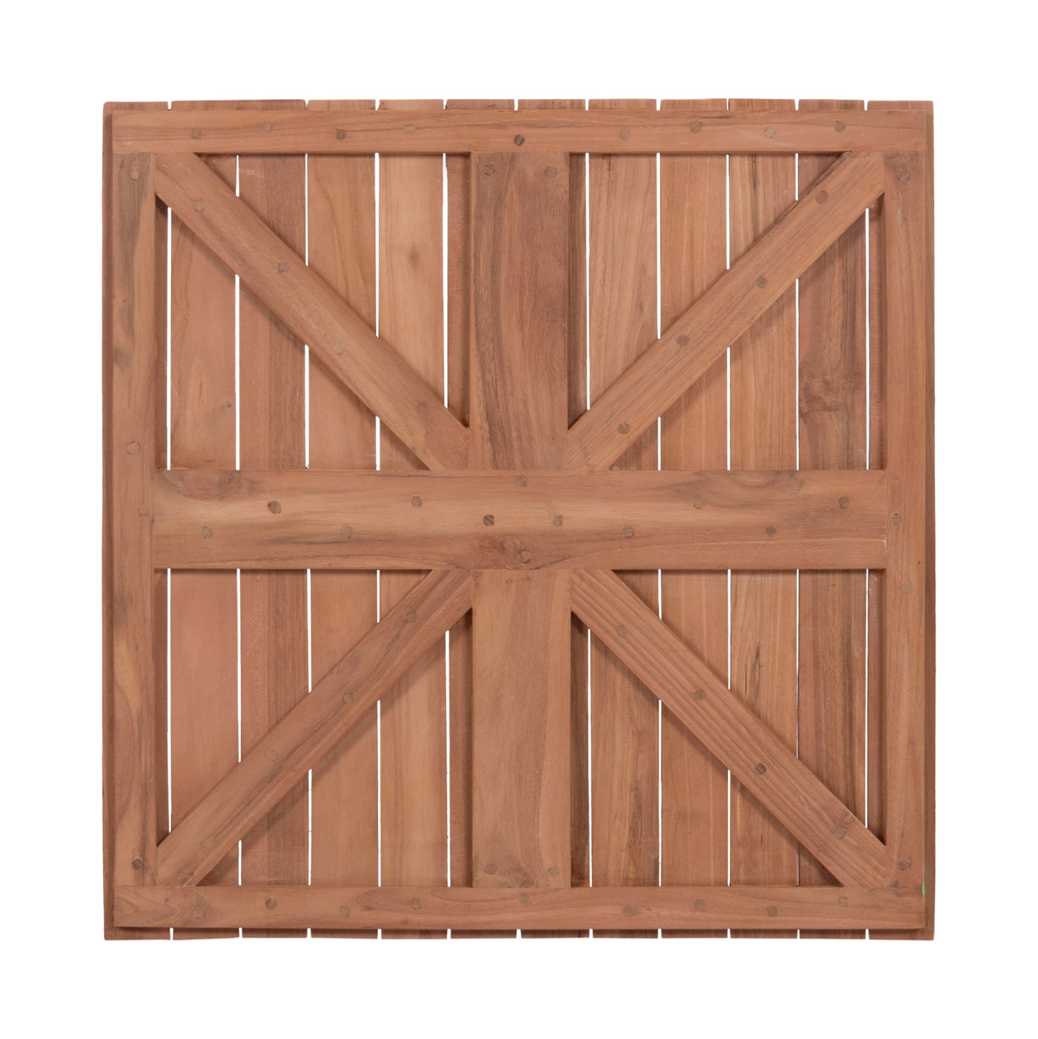 ΕΠΙΦΑΝΕΙΑ ΤΡΑΠΕΖΙΟΥ ΤΕΤΡΑΓΩΝΗ HM18135 ΞΥΛΟ TEAK--ΦΥΣΙΚΟ 60x60x4(πάχος)εκ. - Pakobazaar