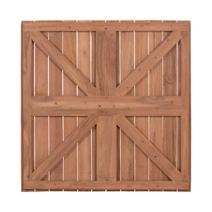 ΕΠΙΦΑΝΕΙΑ ΤΡΑΠΕΖΙΟΥ ΤΕΤΡΑΓΩΝΗ HM18135 ΞΥΛΟ TEAK--ΦΥΣΙΚΟ 60x60x4(πάχος)εκ. - Pakobazaar