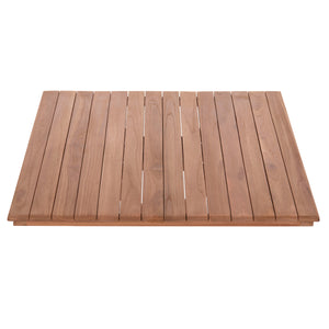 ΕΠΙΦΑΝΕΙΑ ΤΡΑΠΕΖΙΟΥ ΤΕΤΡΑΓΩΝΗ HM18136 ΞΥΛΟ TEAK--ΦΥΣΙΚΟ 70x70x4(πάχος)εκ. - Pakobazaar