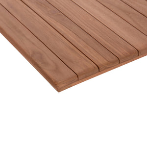 ΕΠΙΦΑΝΕΙΑ ΤΡΑΠΕΖΙΟΥ ΤΕΤΡΑΓΩΝΗ HM18136 ΞΥΛΟ TEAK--ΦΥΣΙΚΟ 70x70x4(πάχος)εκ. - Pakobazaar