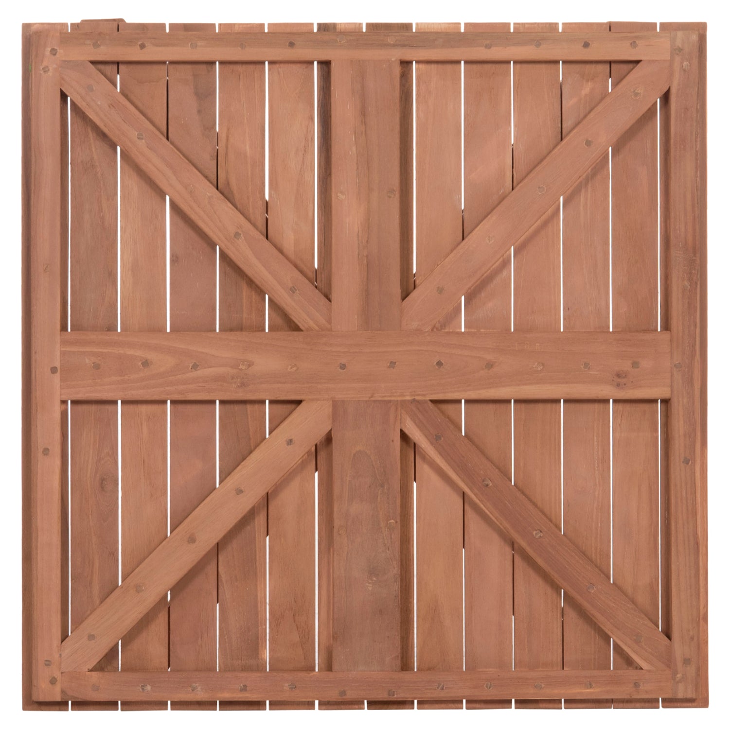 ΕΠΙΦΑΝΕΙΑ ΤΡΑΠΕΖΙΟΥ ΤΕΤΡΑΓΩΝΗ HM18136 ΞΥΛΟ TEAK--ΦΥΣΙΚΟ 70x70x4(πάχος)εκ. - Pakobazaar