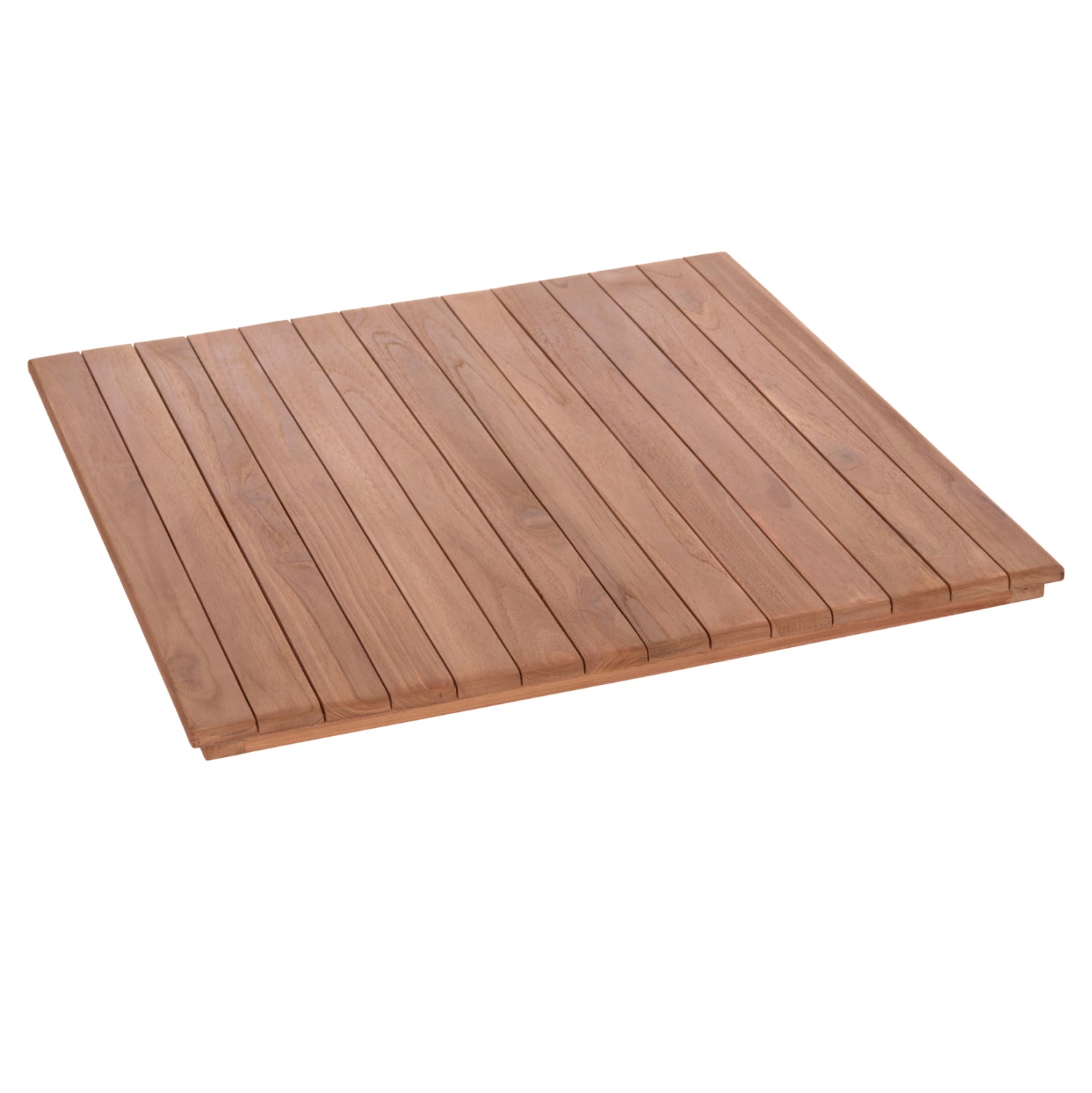 ΕΠΙΦΑΝΕΙΑ ΤΡΑΠΕΖΙΟΥ ΤΕΤΡΑΓΩΝΗ HM18136 ΞΥΛΟ TEAK--ΦΥΣΙΚΟ 70x70x4(πάχος)εκ. - Pakobazaar