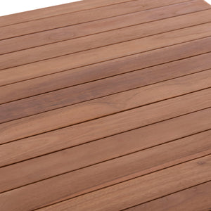 ΕΠΙΦΑΝΕΙΑ ΤΡΑΠΕΖΙΟΥ ΤΕΤΡΑΓΩΝΗ HM18137 ΞΥΛΟ TEAK--ΦΥΣΙΚΟ 80x80x4(πάχος)εκ. - Pakobazaar