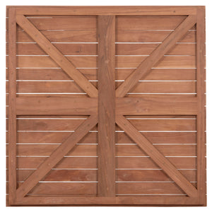 ΕΠΙΦΑΝΕΙΑ ΤΡΑΠΕΖΙΟΥ ΤΕΤΡΑΓΩΝΗ HM18137 ΞΥΛΟ TEAK--ΦΥΣΙΚΟ 80x80x4(πάχος)εκ. - Pakobazaar