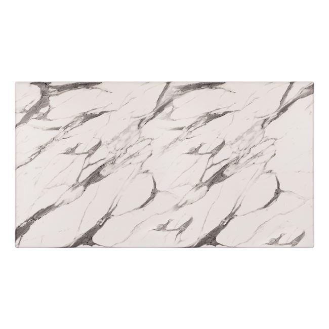ΕΠΙΦΑΝΕΙΑ ΤΡΑΠΕΖΙΟΥ WERZALIT 120Χ80Χ3.5εκ. MARBLE WHITE-GREY 5657 HM5630.11 - Pakobazaar