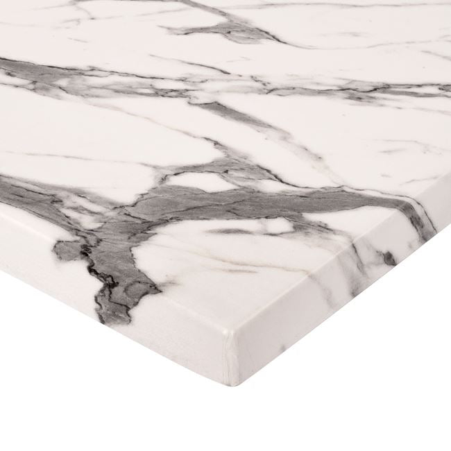 ΕΠΙΦΑΝΕΙΑ ΤΡΑΠΕΖΙΟΥ WERZALIT 60Χ60Χ3.5εκ. MARBLE WHITE-GREY 5657 HM5229.11 - Pakobazaar
