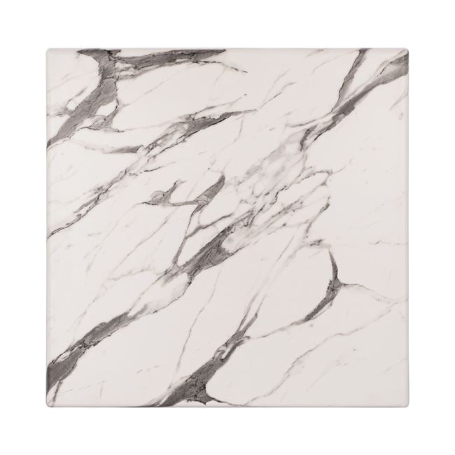 ΕΠΙΦΑΝΕΙΑ ΤΡΑΠΕΖΙΟΥ WERZALIT 80Χ80Χ3.5εκ. MARBLE WHITE-GREY 5657 HM5231.11 - Pakobazaar