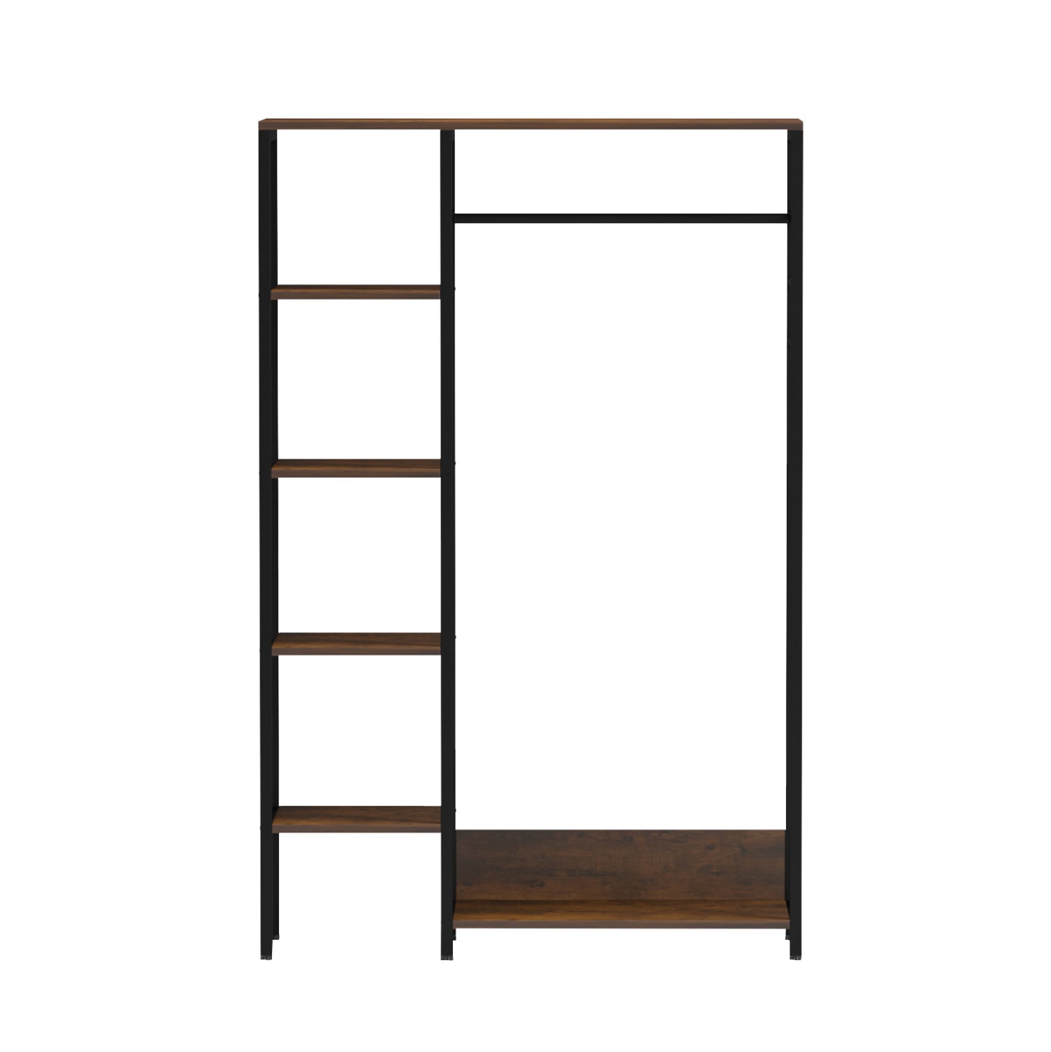 ΕΠΙΠΛΟ ΕΙΣΟΔΟΥ/ΑΝΟΙΧΤΗ ΝΤΟΥΛΑΠΑ ARANJA HM18082 ΜΕΤΑΛΛΟ ΜΑΥΡΟ-ΜΕΛΑΜΙΝΗ ΚΑΦΕ 90x30x140Υεκ. - Pakobazaar